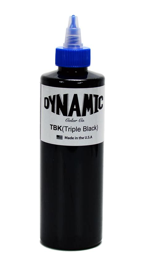 Dynamic Triple Black Ink 8oz - RRD Tattoo Supplies