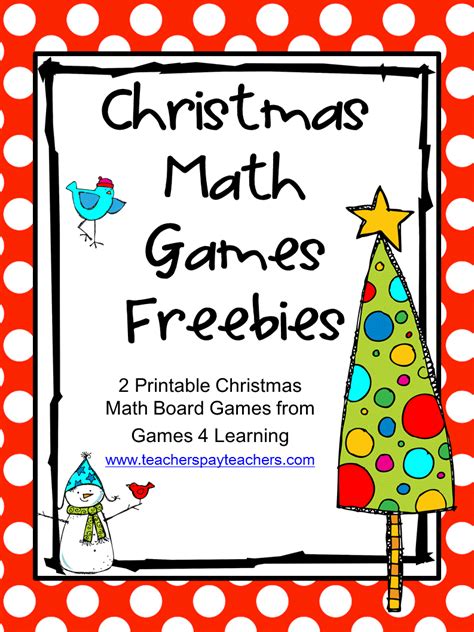 Fun Games 4 Learning: Christmas Math Freebies