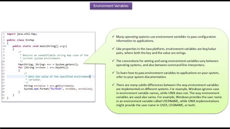 JAVA EE: Java Tutorial: Environment variables in java | java ...