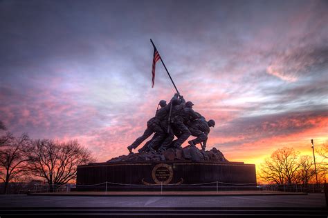 Marine Corps War Memorial, Arlington, Virginia