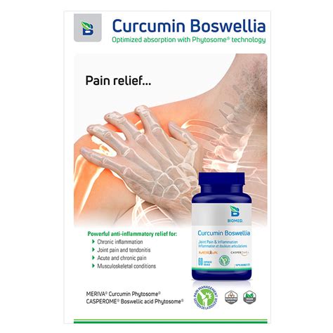 Curcumin Boswellia Phytosome Handout - Biomed