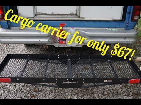 Harbor freight cargo carrier assembly and review - YouTube