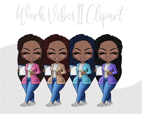 African American Teacher Clipart Bundle Back to School - Etsy