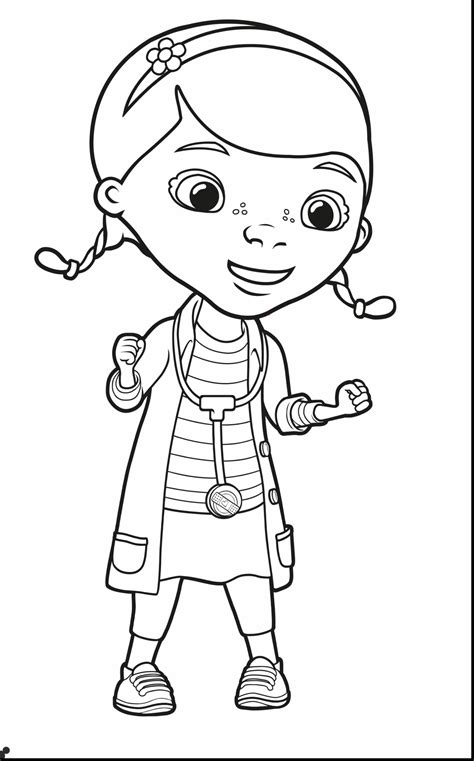 Doc Mcstuffins Lambie Coloring Pages at GetDrawings | Free download