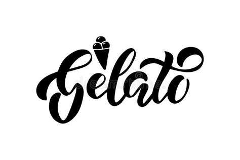 Ice Cream Italian Gelato Logo Vector Design Template Stock Illustrations – 88 Ice Cream Italian ...