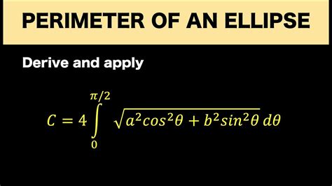 3 Ways To Compute for the Perimeter of an Ellipse and Derivation of the Calculus Formula - YouTube