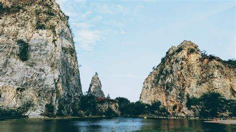 Limestone mountain in Thailand.