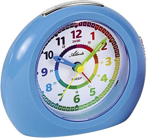 1967-5 Children’s Alarm Clock without Ticking Analogue Blue – TopToy