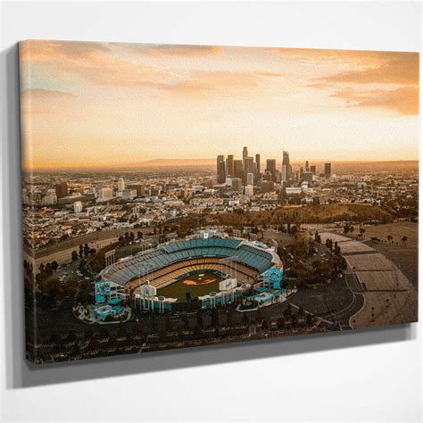 Amazing Los Angeles Skyline Canvas - Zapwalls