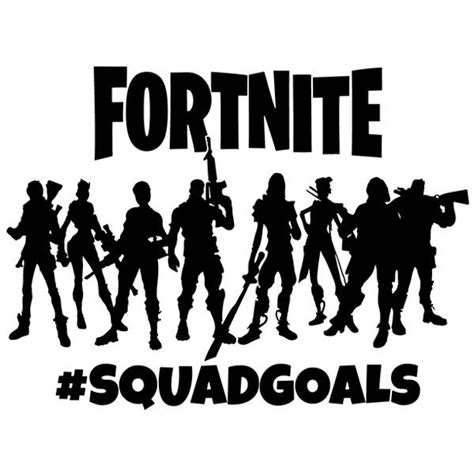 Fortnite Squad Goals SVG