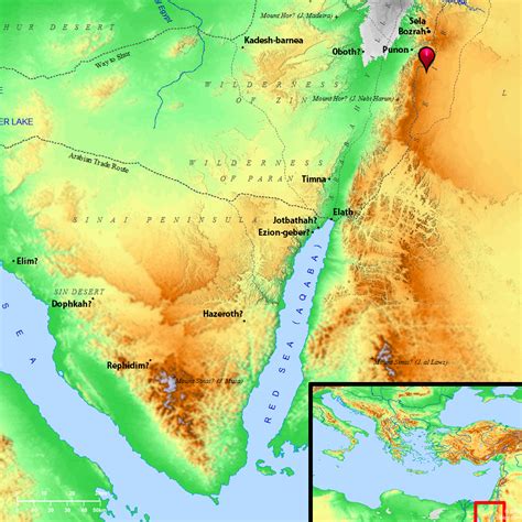 Bible Map: Seir