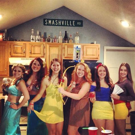 Disney princess Halloween group costume college DIY | Disney princess ...