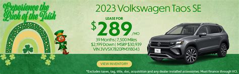 VW Lease Specials & Offers | SUVs, Sedans, EVs | VW of Streetsboro