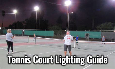 Tennis Court Lighting Layout & Lighting Design - TACHYON Light