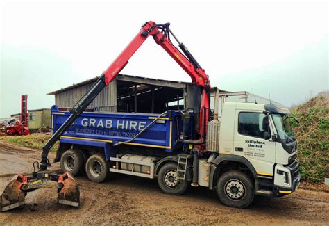 Grab lorry hire | Skillplane Ltd -Grab hire services