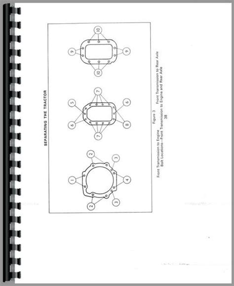 Ford 3000 Tractor Data Service Manual