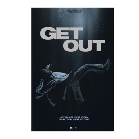 GET OUT MOVIE POSTER A4 UNFRAMED ⭐️ MESSAGE FOR... - Depop