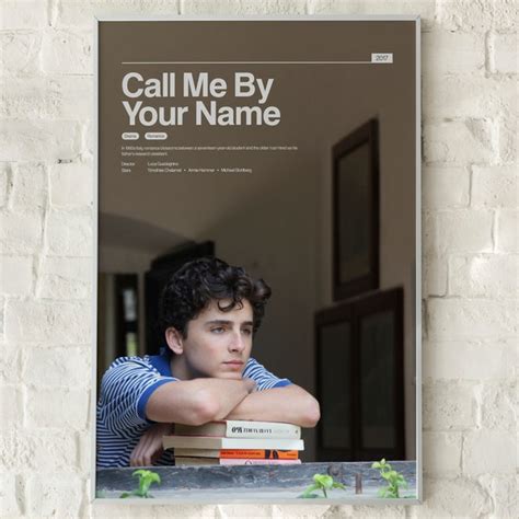 Call Me by Your Name Poster - Etsy