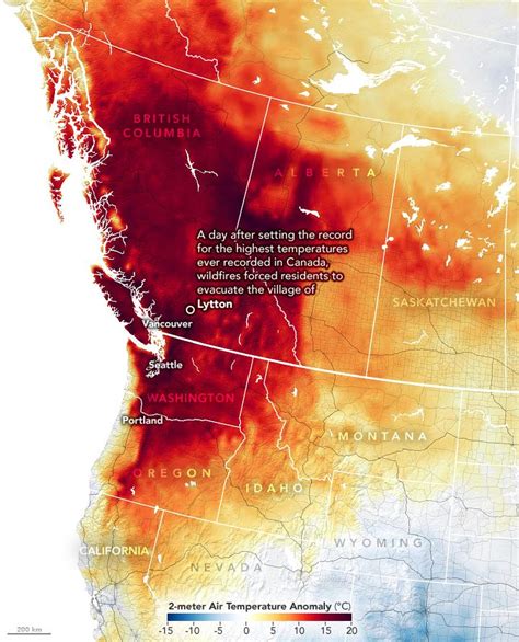 Blazing Heat: Dangerous Wildfires Rage Across British Columbia
