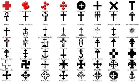 tipos de cruces | Simbolo de la cruz, Significado de cruz, Tatuajes de ...