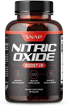 Nitric Oxide Booster by Snap Supplements - Pre Workout, Muscle Builder - L Arginine, L ...