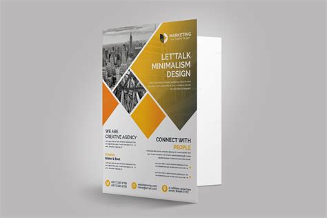 Creative Presentation Folder Template 002879 - Template Catalog