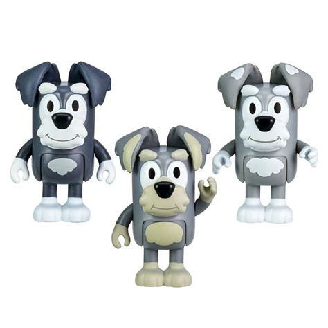 Buy Bluey and The Terriers School Friends 3 Pack; Official 2.5-3 inch ...