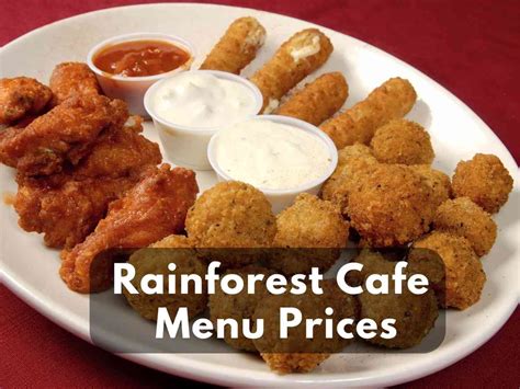 Rainforest Cafe Menu Prices of 2023 - Modern Art Catering