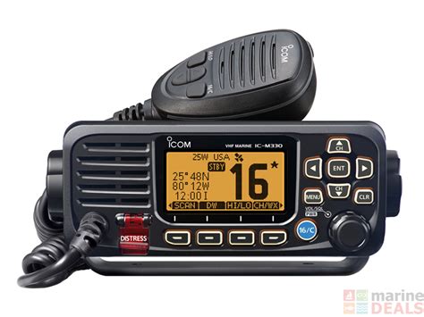 Buy Icom IC-M330G Fixed Mount VHF Marine Radio with GPS Receiver online at Marine-Deals.com.au