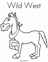 Wild West Coloring Pages Printable sketch template