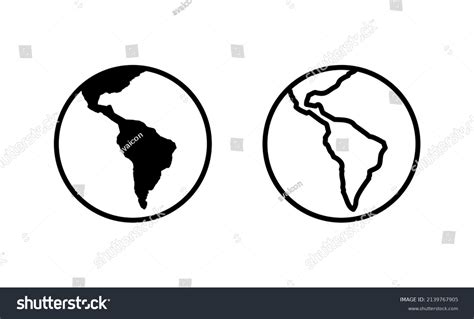 World Map Vector Worldmap Sign Symbol Stock Vector (Royalty Free ...