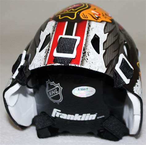 Dominik Hasek Helmet : Dominik Hasek HOF Autographed Buffalo Sabres Full-Size ... : Damn,dominik ...