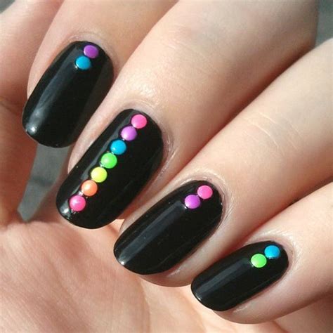 40 Classy Black Nail Art Designs for Hot Women