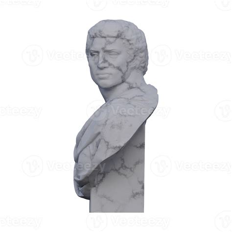 Brutus statue, 3d renders, isolated, perfect for your design 39209746 PNG