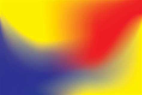 Blue, Yellow And Red Background