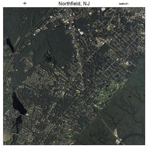 Aerial Photography Map of Northfield, NJ New Jersey