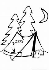 Free & Easy To Print Camping Coloring Pages  Tulamama sketch template