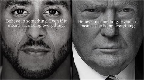 Donald Trump Jr. "fixed" Kaepernick Nike ad with father's face - CBS News