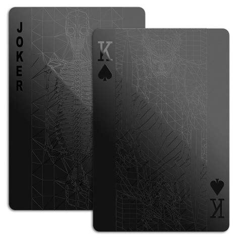 All Black Playing Cards