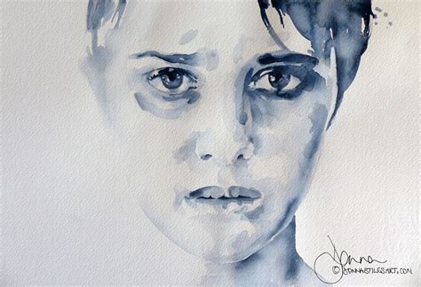 Watercolour portraits blog