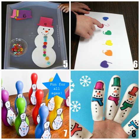 12 Winter Math Activities for Preschoolers