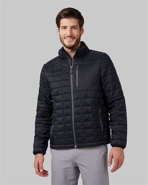 32 Degrees Men's Lightweight Quilted Jacket (Black)