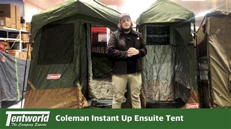 *NEW* Coleman Instant Up Ensuite Tents - Set up and Features - YouTube