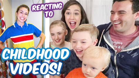 Reacting to Childhood Videos w/ Colleen Ballinger - YouTube