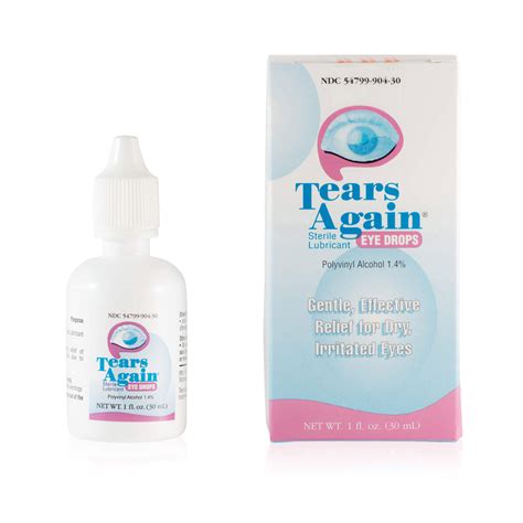 Tears Again® Lubricant Eye Drops - Artificial Tear Solution Artificial Eyes