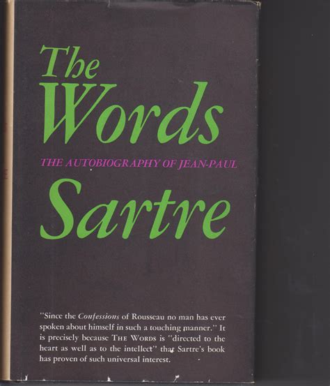 The Words. The Autobiography of Jean-Paul Sartre