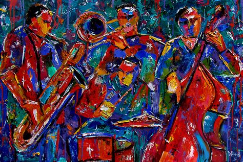 Debra Hurd Original Paintings AND Jazz Art: Jazz Art Abstract Colorful Music Painting ...