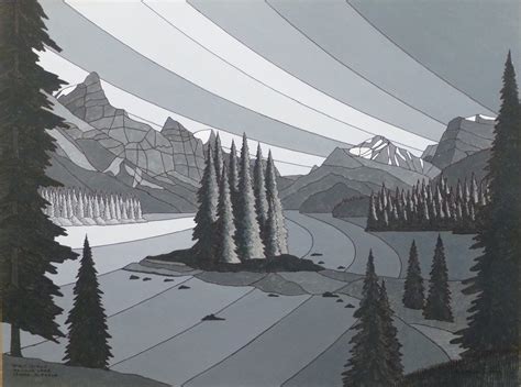 Greyscale Landscapes - UNIQUE ARTWORKS - BY E.J.YOUNG