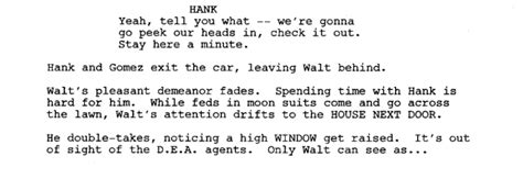 Download The 'Breaking Bad' Pilot Script