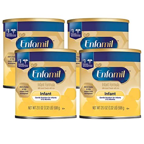 Enfamil Infant Formula, Milk-based Baby Formula with Iron, Omega-3 DHA ...